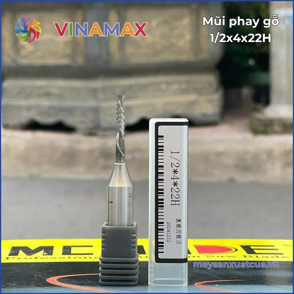 Mũi phay gỗ 1/2x4x22H