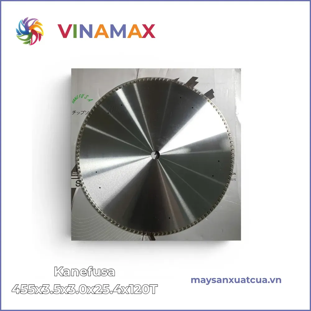 Lưỡi cắt nhôm Nhật KANEFUSA 455x3.5x3.0x25.4x120T