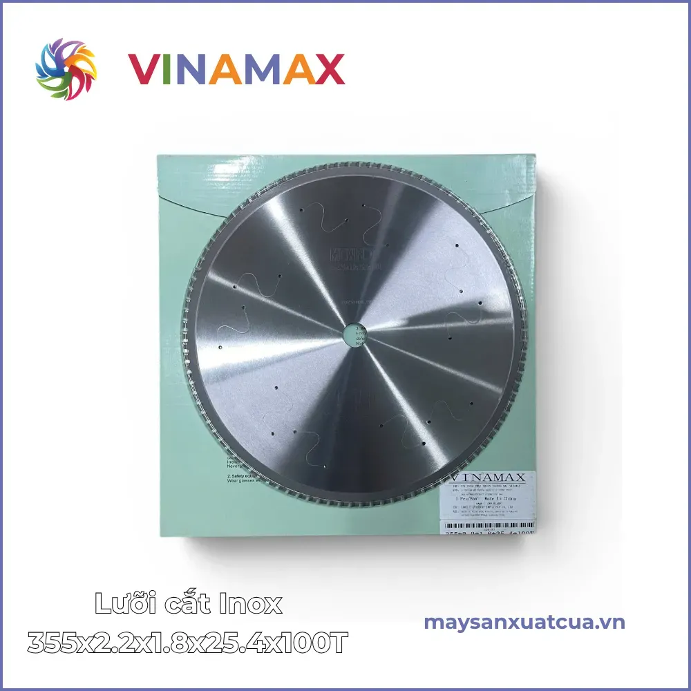 Lưỡi cắt Inox 380x40x2.25-2.6x72T