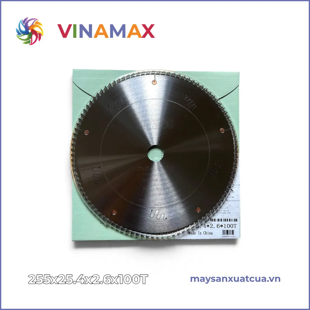 Lưỡi cắt nhôm MCWADE 255x25.4x2.6x100T