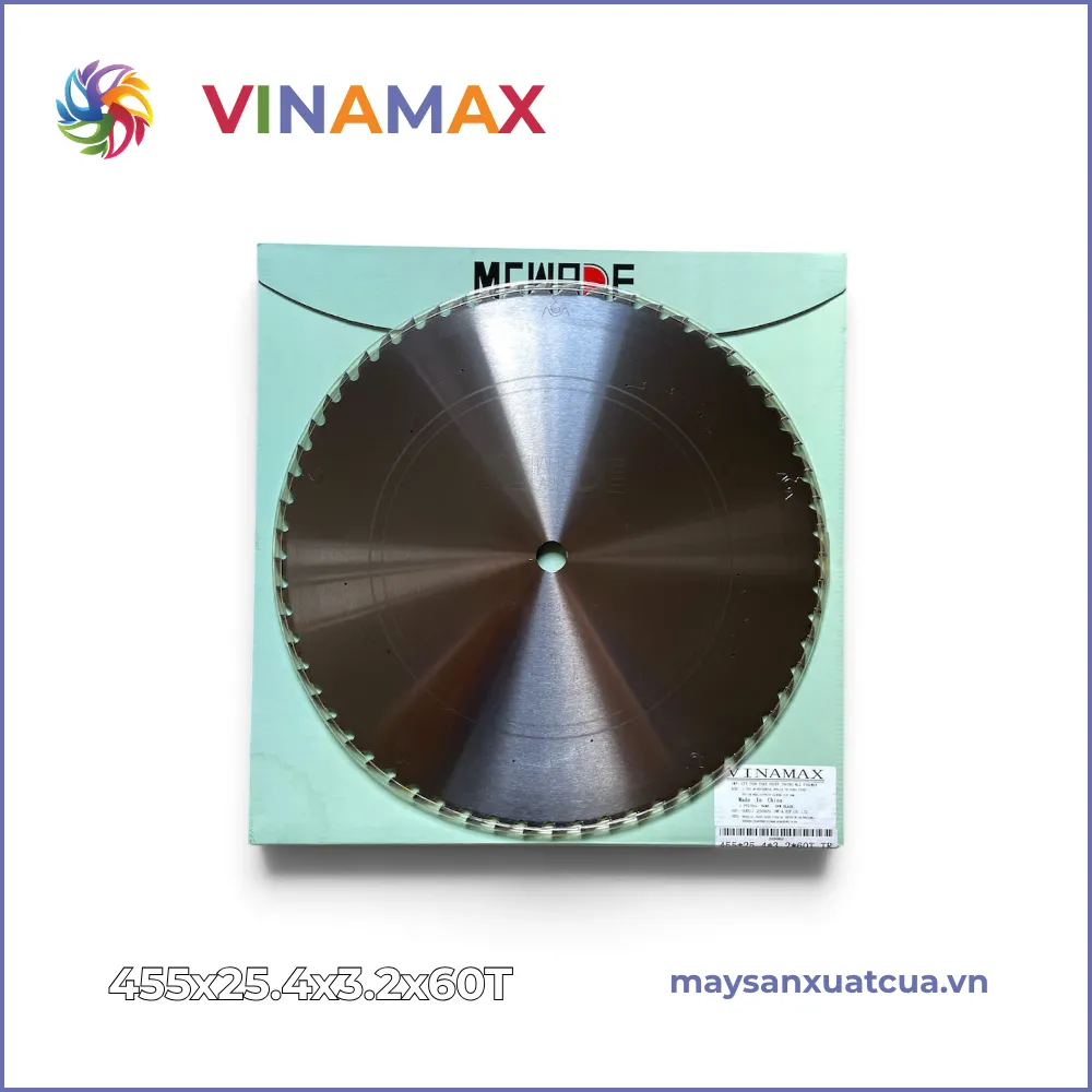 Lưỡi cắt nhôm MCWADE 455x25.4x3.2x60T